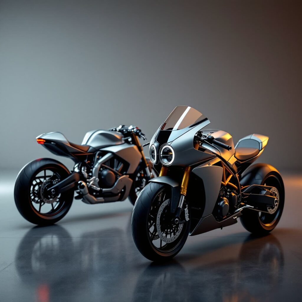 Naked and sport motorcycle design course