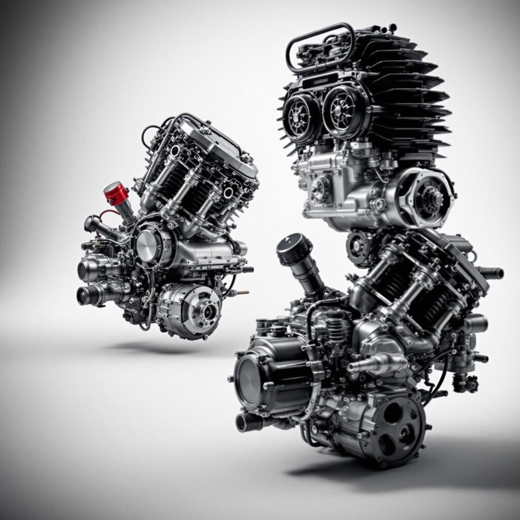 High-performance four-stroke engine course