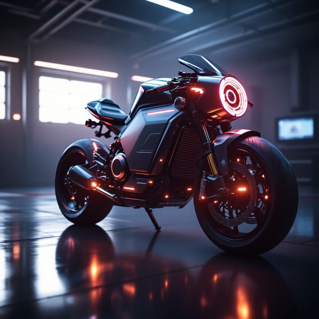 Thermal management course for electric motorcycles
