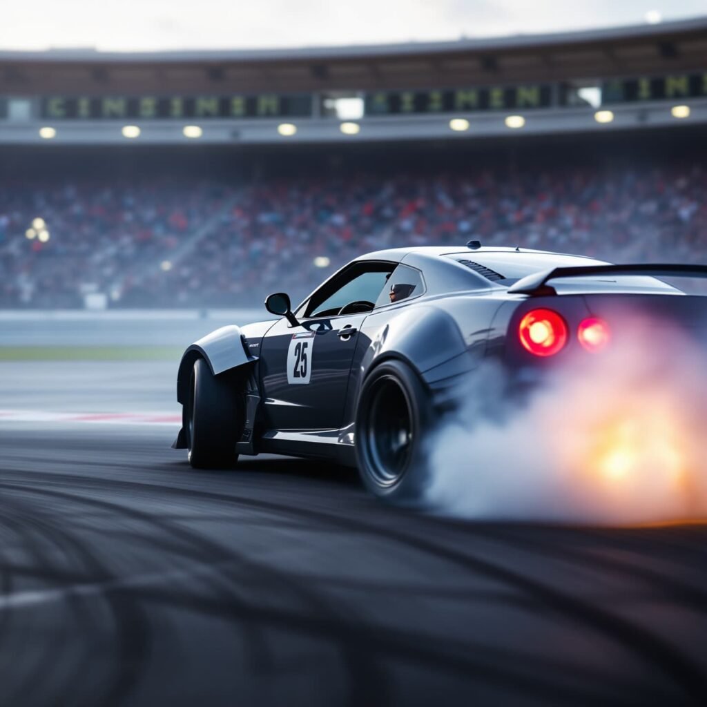 Course on drift control in racing cars