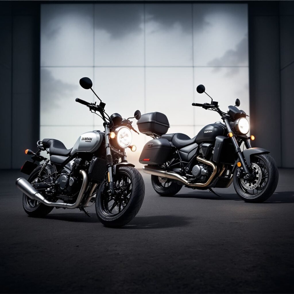 Ergonomics course for urban and touring motorcycles