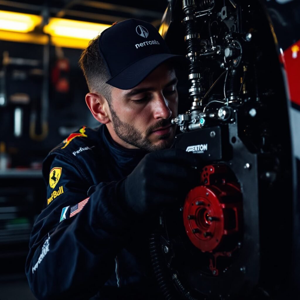 Course on adjustment and maintenance of competition brakes
