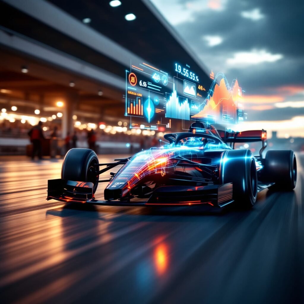 Digital twin course in motorsport