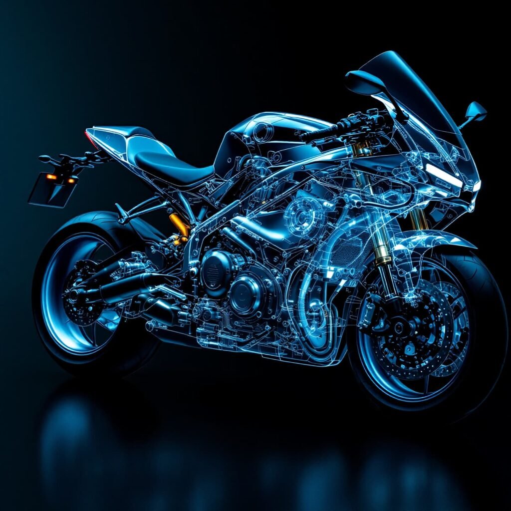 Course on sensors and actuators in modern motorcycles