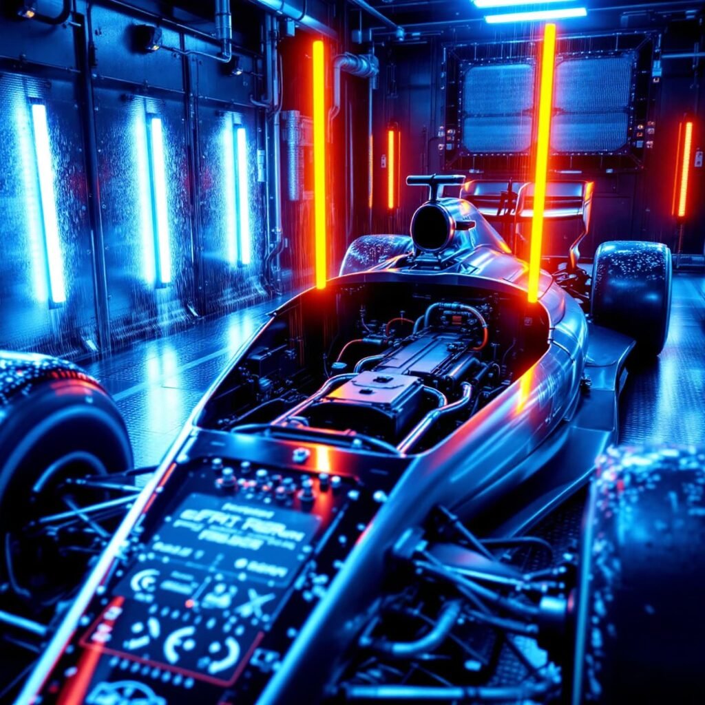 Thermal management course for batteries in electric single-seaters