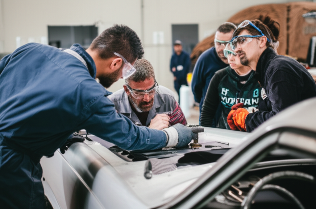 Course on Using the Hammer and Dolly in Classic Car Bodywork