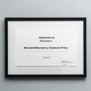 Diploma in Microsim/Macrosim and Proxy Hardware