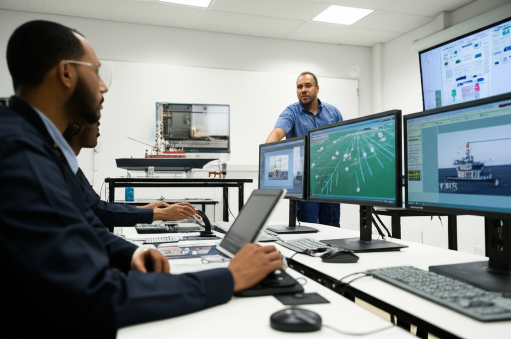 Remote Control of Autonomous Ships Course