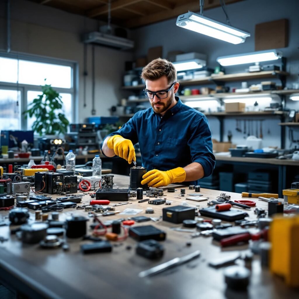 Course on battery recycling and second-life applications